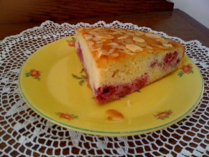 Gâteau amandes & framboises4